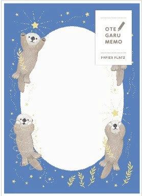 MILINA OTEGARU MEMO - LOVE RACCO - Papier Platz - Default Title by Techo Treats Stationery