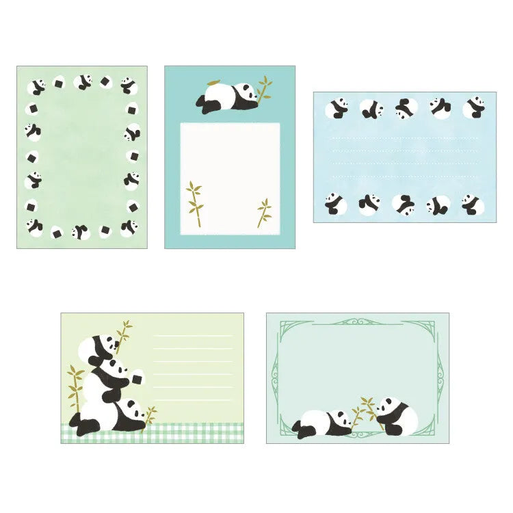 MILINA Otegaru Simple Memo - Love Panda - Techo Treats