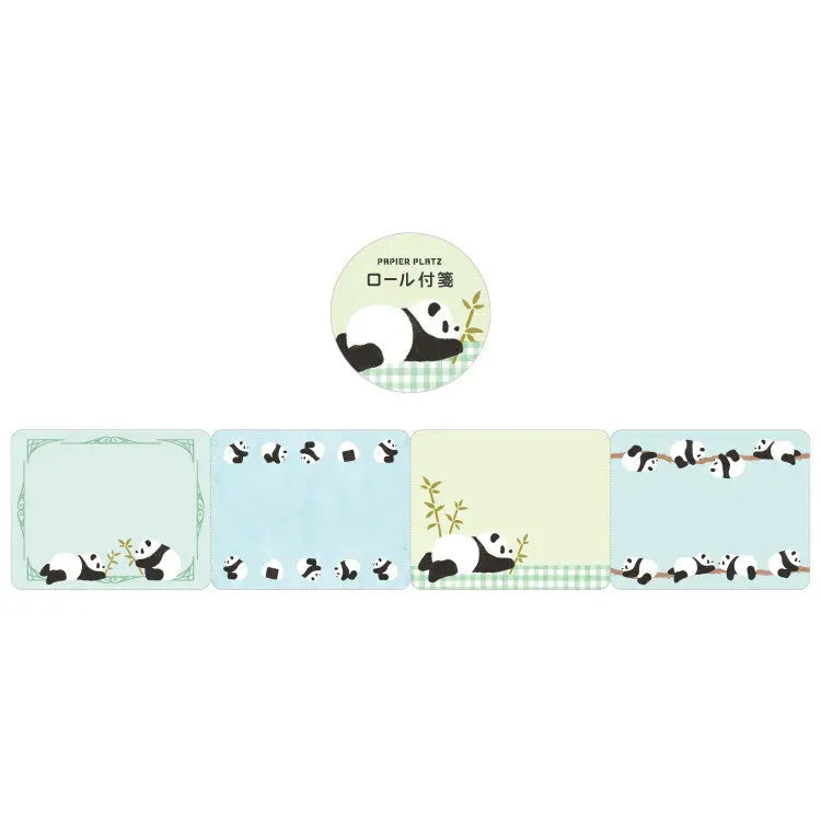 MILINA Roll Sticky Notes - Love Panda - Techo Treats