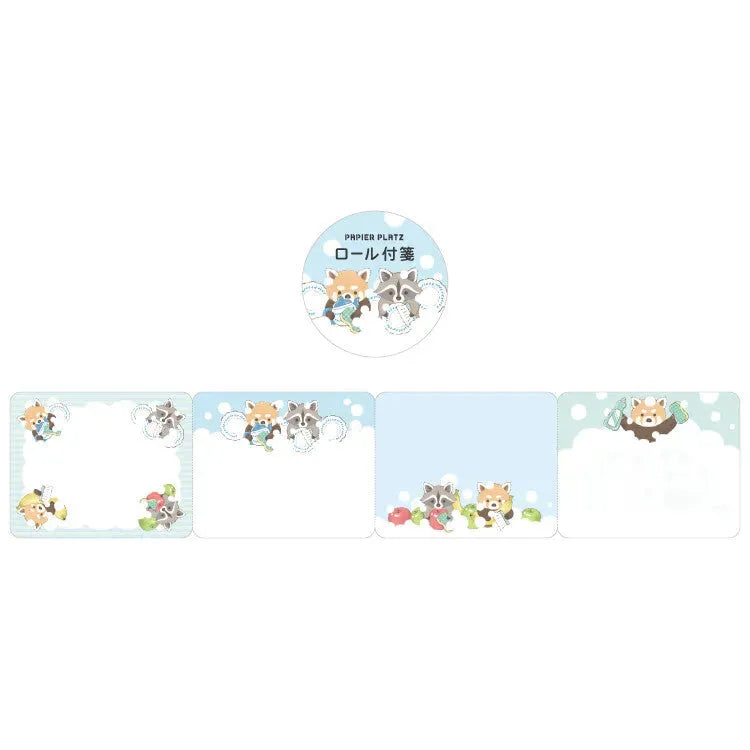 MILINA Roll Sticky Notes - Love Washing - Papier Platz - Default Title by Techo Treats Stationery