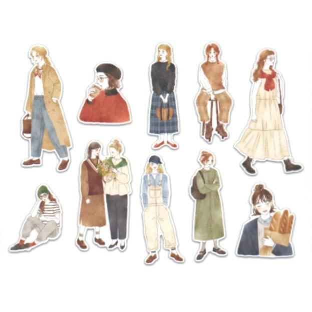 MIND WAVE Amie Sticker - British Girl - Default Title by Techo Treats Stationery
