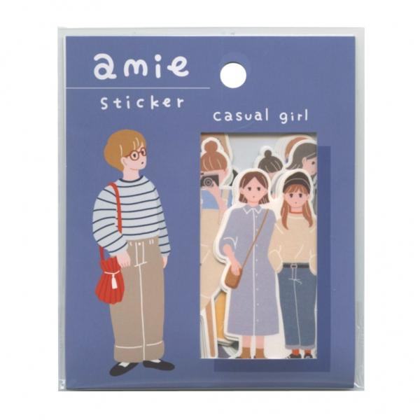 MIND WAVE Amie Sticker - Casual Girl - Default Title by Techo Treats Stationery