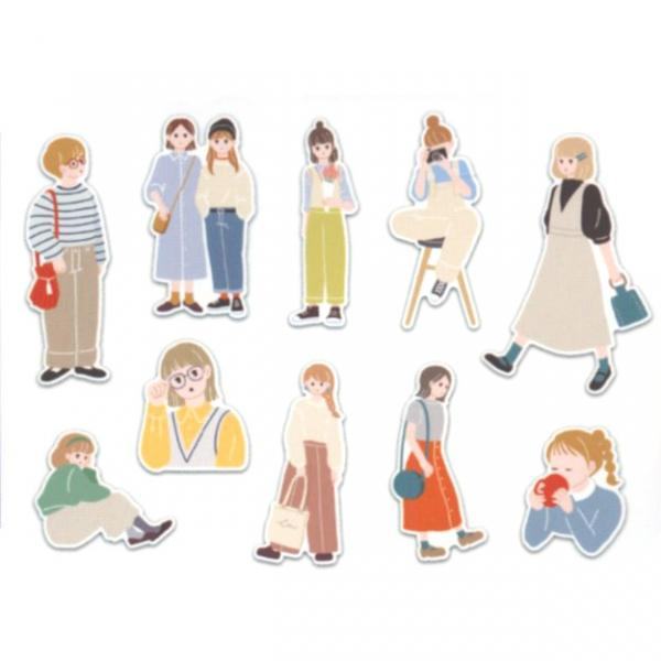 MIND WAVE Amie Sticker - Casual Girl - Default Title by Techo Treats Stationery