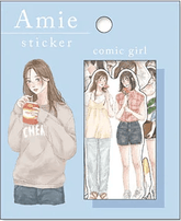MIND WAVE Amie Sticker - Comic Girl - Default Title by Techo Treats Stationery