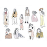 MIND WAVE Amie Sticker - Ennui Girl - Default Title by Techo Treats Stationery
