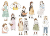 MIND WAVE Amie Sticker - Playful Girl - Default Title by Techo Treats Stationery