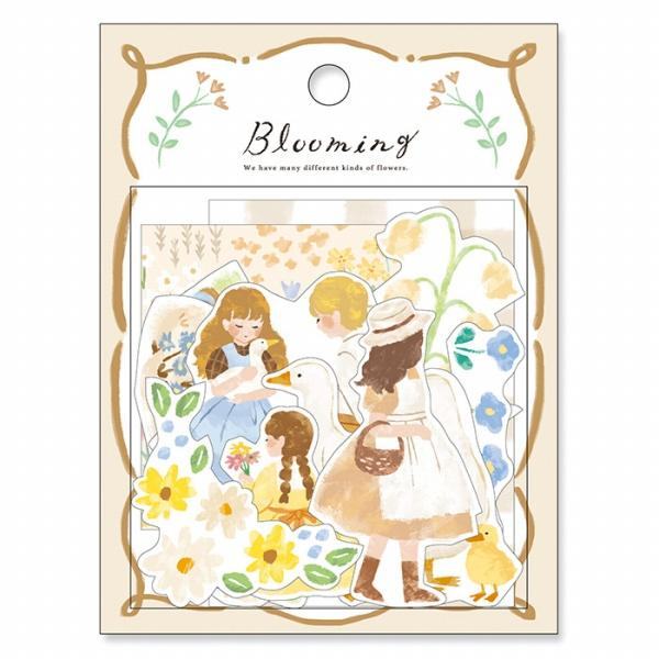 MIND WAVE Blooming Flake Sticker - Beige - Default Title by Techo Treats Stationery