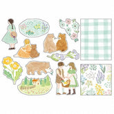 MIND WAVE Blooming Flake Sticker - Mint - Default Title by Techo Treats Stationery