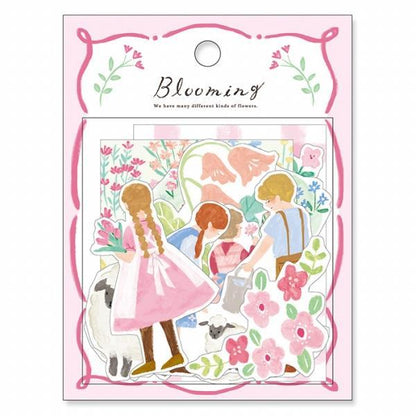 MIND WAVE Blooming Flake Sticker - Pink - Default Title by Techo Treats Stationery