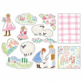MIND WAVE Blooming Flake Sticker - Pink - Default Title by Techo Treats Stationery