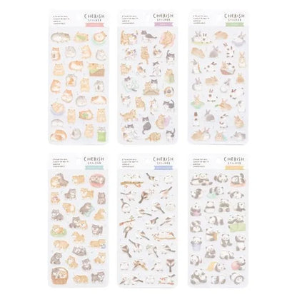 MIND WAVE Cherish Sticker - Cat - Default Title by Techo Treats Stationery