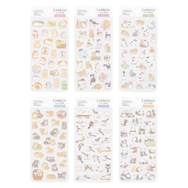 MIND WAVE Cherish Sticker - Mame Shiba - Default Title by Techo Treats Stationery