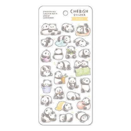 MIND WAVE Cherish Sticker - Panda - Default Title by Techo Treats Stationery