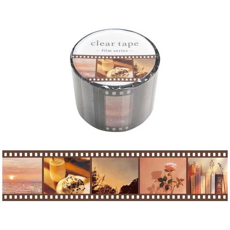MIND WAVE film series clear tape - Orange - Default Title by Techo Treats Stationery