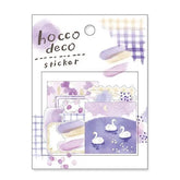 MIND WAVE hocco deco Flake Sticker - Purple - Default Title by Techo Treats Stationery