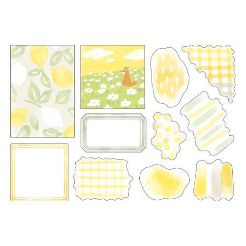 MIND WAVE hocco deco Flake Sticker - Yellow - Default Title by Techo Treats Stationery