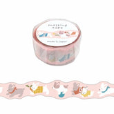MIND WAVE Hokkori Die-cut Masking Tape - Rabbit - Default Title by Techo Treats Stationery