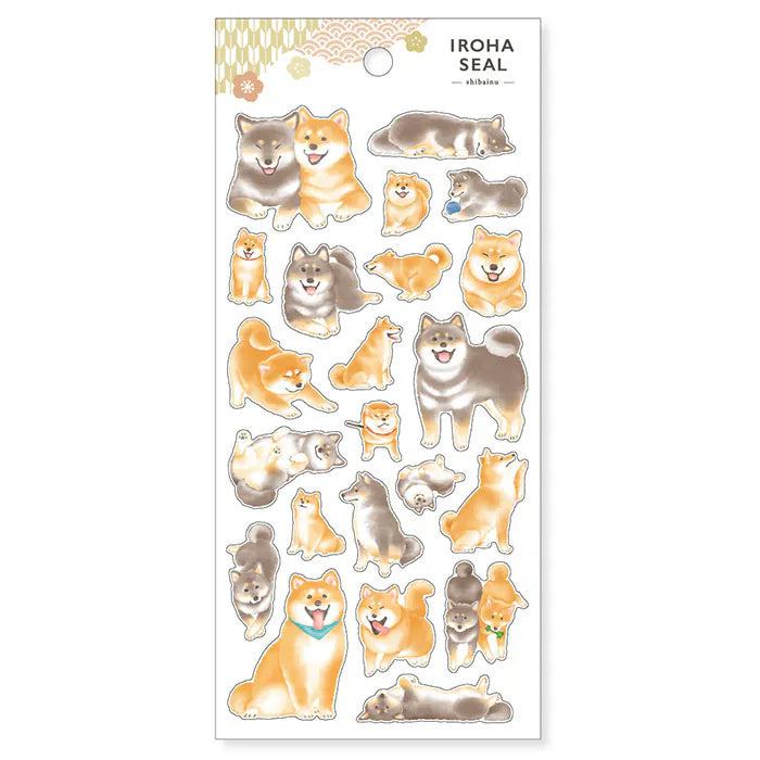 MIND WAVE Iroha Seal - Shiba - Default Title by Techo Treats Stationery