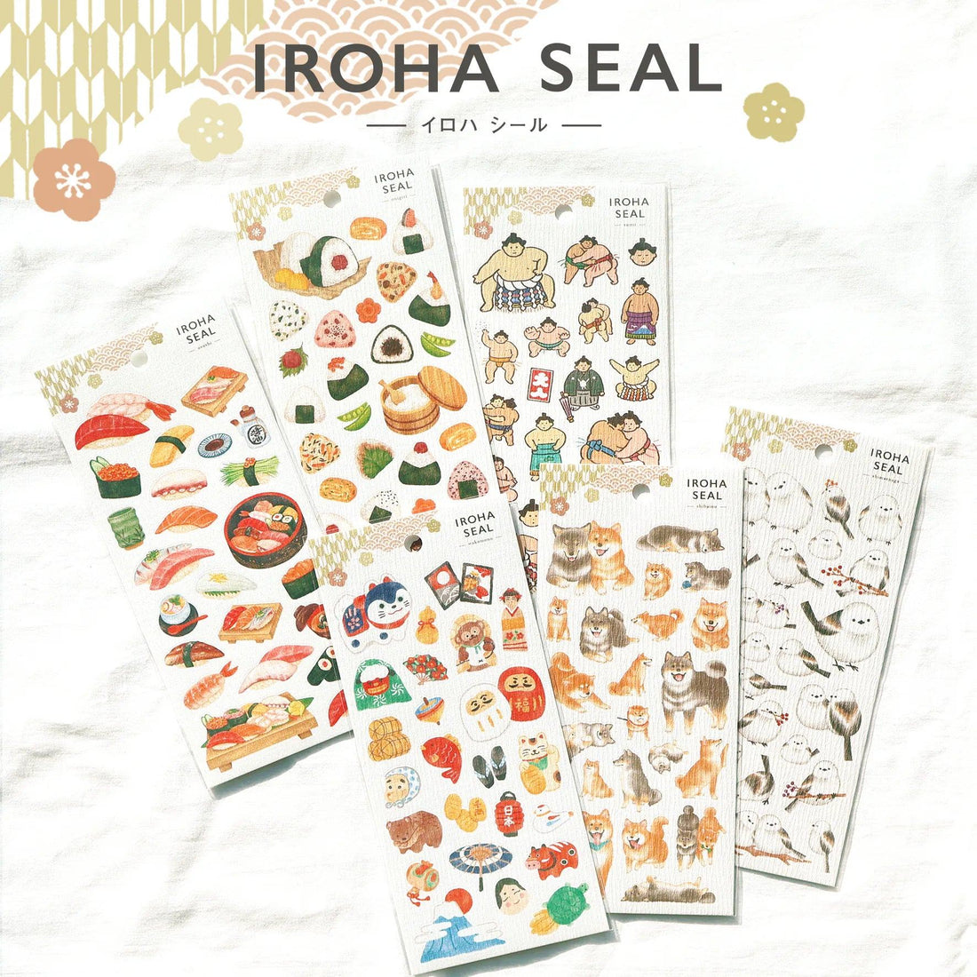 MIND WAVE Iroha Seal - Shiba - Default Title by Techo Treats Stationery