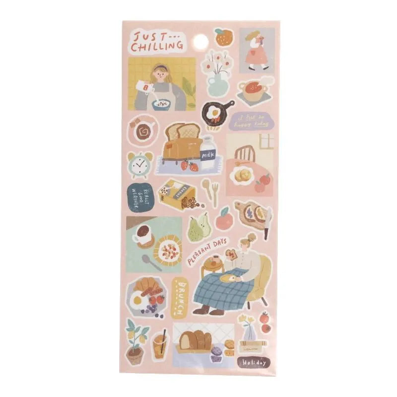 MIND WAVE Just Chilling Sticker - Brunch is ready - Default Title by Techo Treats Stationery