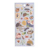 MIND WAVE Just Chilling Sticker - Time for dinner - Default Title by Techo Treats Stationery