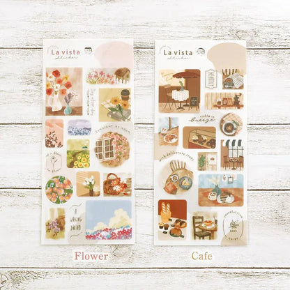 MIND WAVE La vista Wonderful View Sticker - Cafe - Default Title by Techo Treats Stationery