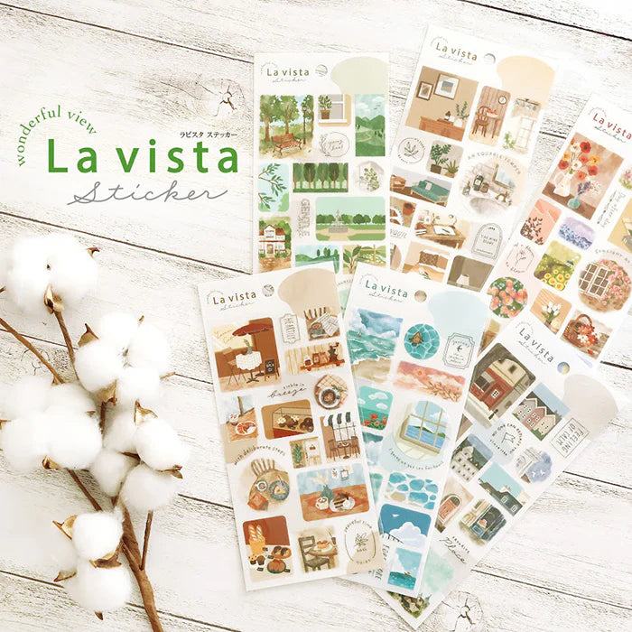 MIND WAVE La vista Wonderful View Sticker - City - Default Title by Techo Treats Stationery