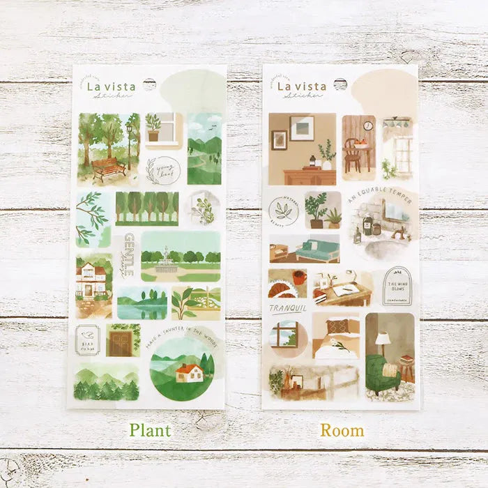 MIND WAVE La vista Wonderful View Sticker - Plant - Default Title by Techo Treats Stationery