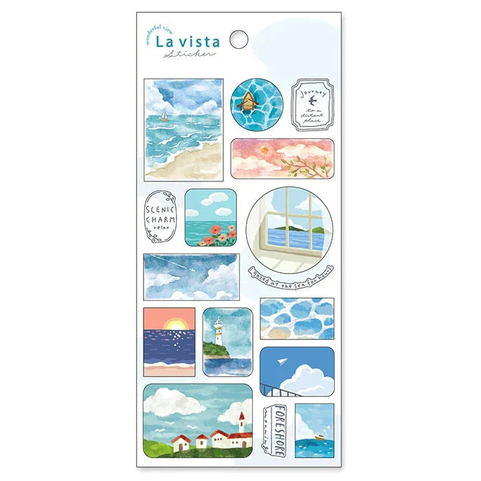 MIND WAVE La vista Wonderful View Sticker - Sunny - Default Title by Techo Treats Stationery
