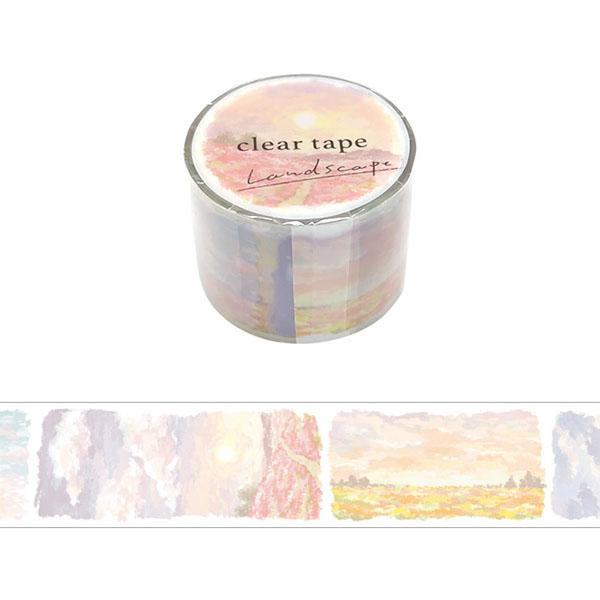 MIND WAVE Landscape Series clear tape - Akane Cloud - Default Title by Techo Treats Stationery