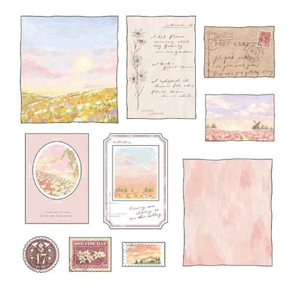 MIND WAVE Landscape Series Flake Sticker - Akane Cloud - Default Title by Techo Treats Stationery