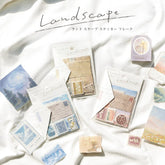 MIND WAVE Landscape Series Flake Sticker - Moonlight - Default Title by Techo Treats Stationery