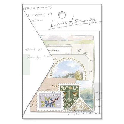 MIND WAVE Landscape Series Flake Sticker - Sunlight through Trees - Default Title by Techo Treats Stationery