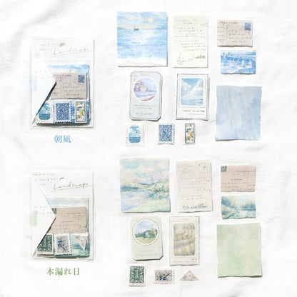MIND WAVE Landscape Series Flake Sticker - Sunlight through Trees - Default Title by Techo Treats Stationery