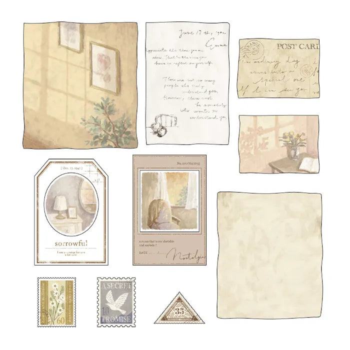 MIND WAVE Landscape Series Flake Sticker - Twilight - Default Title by Techo Treats Stationery