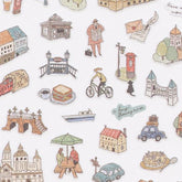 MIND WAVE machi map Sticker - Brown City - Default Title by Techo Treats Stationery