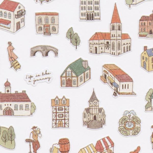 MIND WAVE machi map Sticker - Gray City - Default Title by Techo Treats Stationery