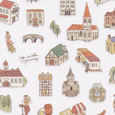 MIND WAVE machi map Sticker - Gray City - Default Title by Techo Treats Stationery