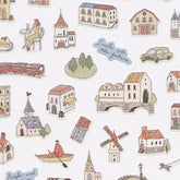 MIND WAVE machi map Sticker - Green City - Default Title by Techo Treats Stationery