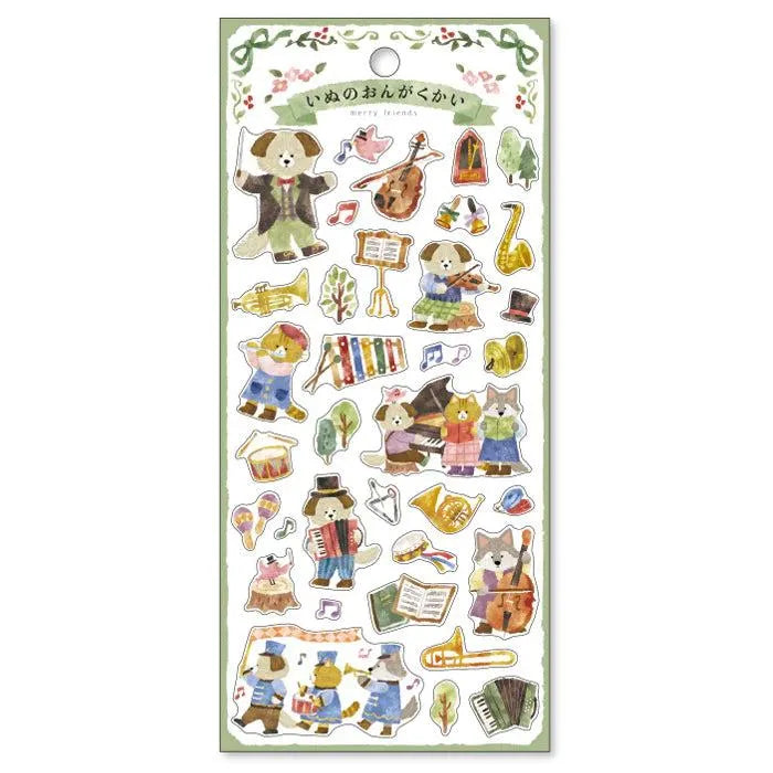 MIND WAVE Merry Friends Sticker - Dog&