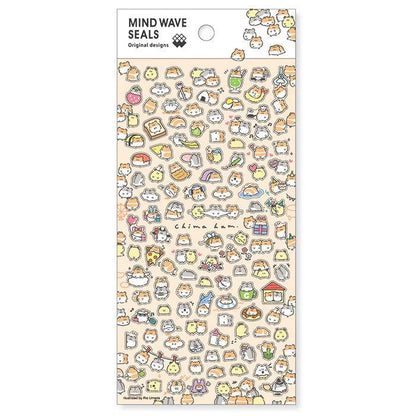 MIND WAVE Mind Wave Seals - Chima Hamu - Default Title by Techo Treats Stationery