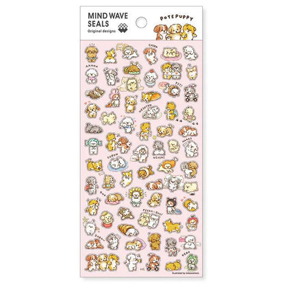 MIND WAVE Mind Wave Seals - POTEPUPPY - Default Title by Techo Treats Stationery