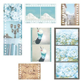 MIND WAVE MOMENTS Flake Sticker - Blue Tone - Default Title by Techo Treats Stationery