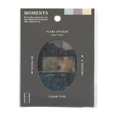 MIND WAVE MOMENTS Flake Sticker - Gray Tone - Default Title by Techo Treats Stationery