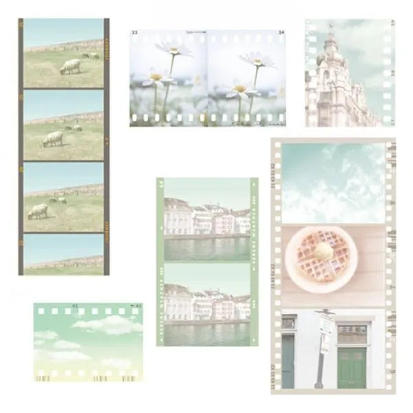 MIND WAVE MOMENTS Flake Sticker - Green Tone - Default Title by Techo Treats Stationery