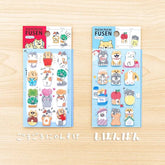 MIND WAVE Puchi Puchi Die-cut Sticky Notes - Shibanban - Default Title by Techo Treats Stationery