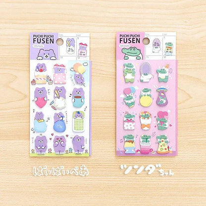 MIND WAVE Puchi Puchi Die-cut Sticky Notes - Tsunda Chan - Default Title by Techo Treats Stationery