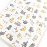 MIND WAVE Puchifuwa Tiny Puffy Sticker - Cat - Default Title by Techo Treats Stationery