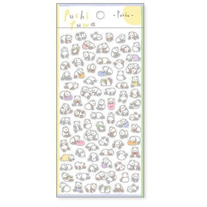 MIND WAVE Puchifuwa Tiny Puffy Sticker - Panda - Default Title by Techo Treats Stationery