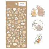 MIND WAVE quiet life - mini - Sticker - Bear - Default Title by Techo Treats Stationery